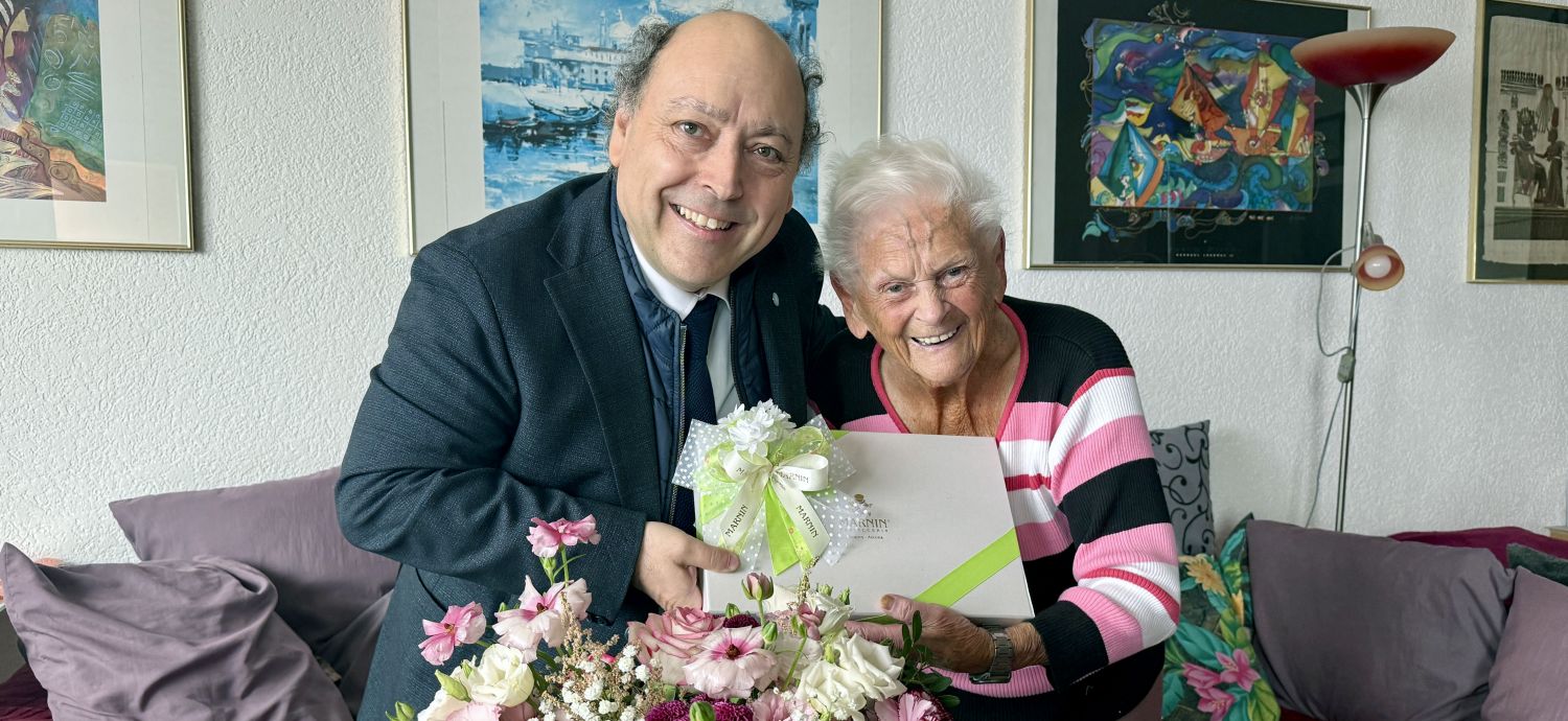 Locarno festeggia le 100 primavere di Maria Schenkel