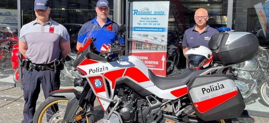 Nuove moto HONDA per la Polizia comunale della Città di Locarno